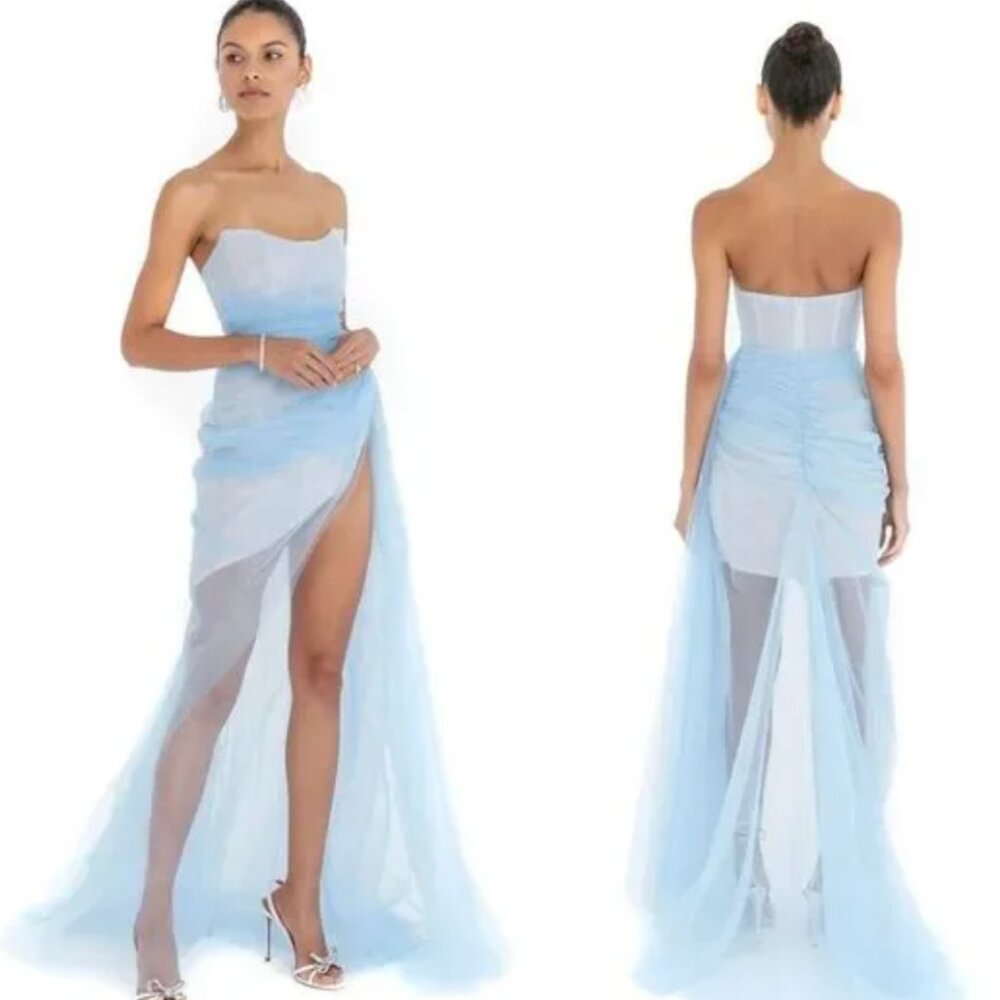 The Bar Celo Tulle Gown Cielo